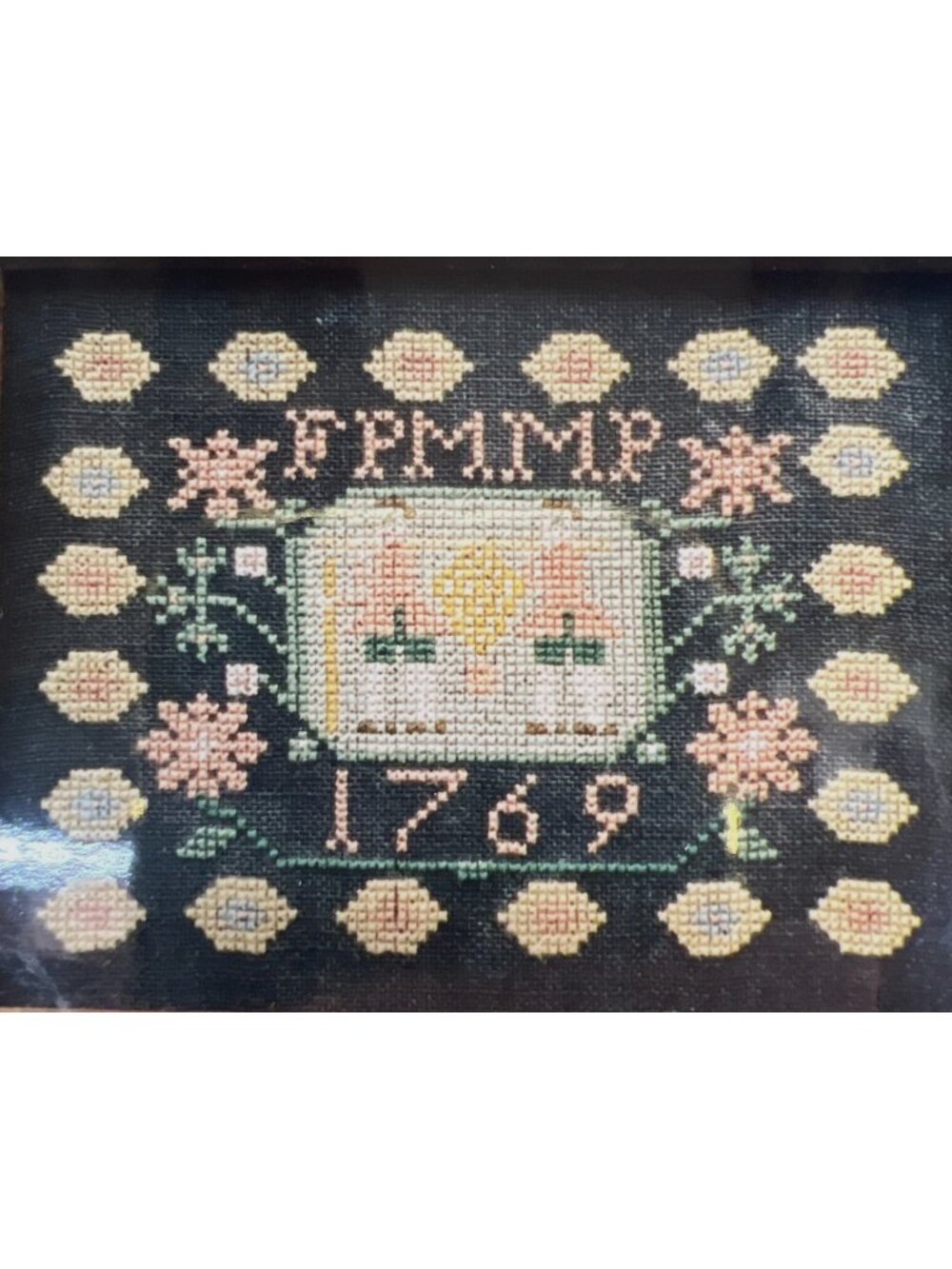 Joshua & Caleb Reproduction Cross Stitch Pattern By Barrick Samplers